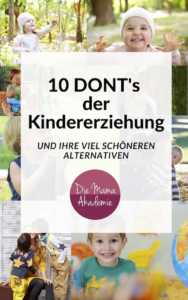 10 DONT's der Kindererziehung Titelbild Klein